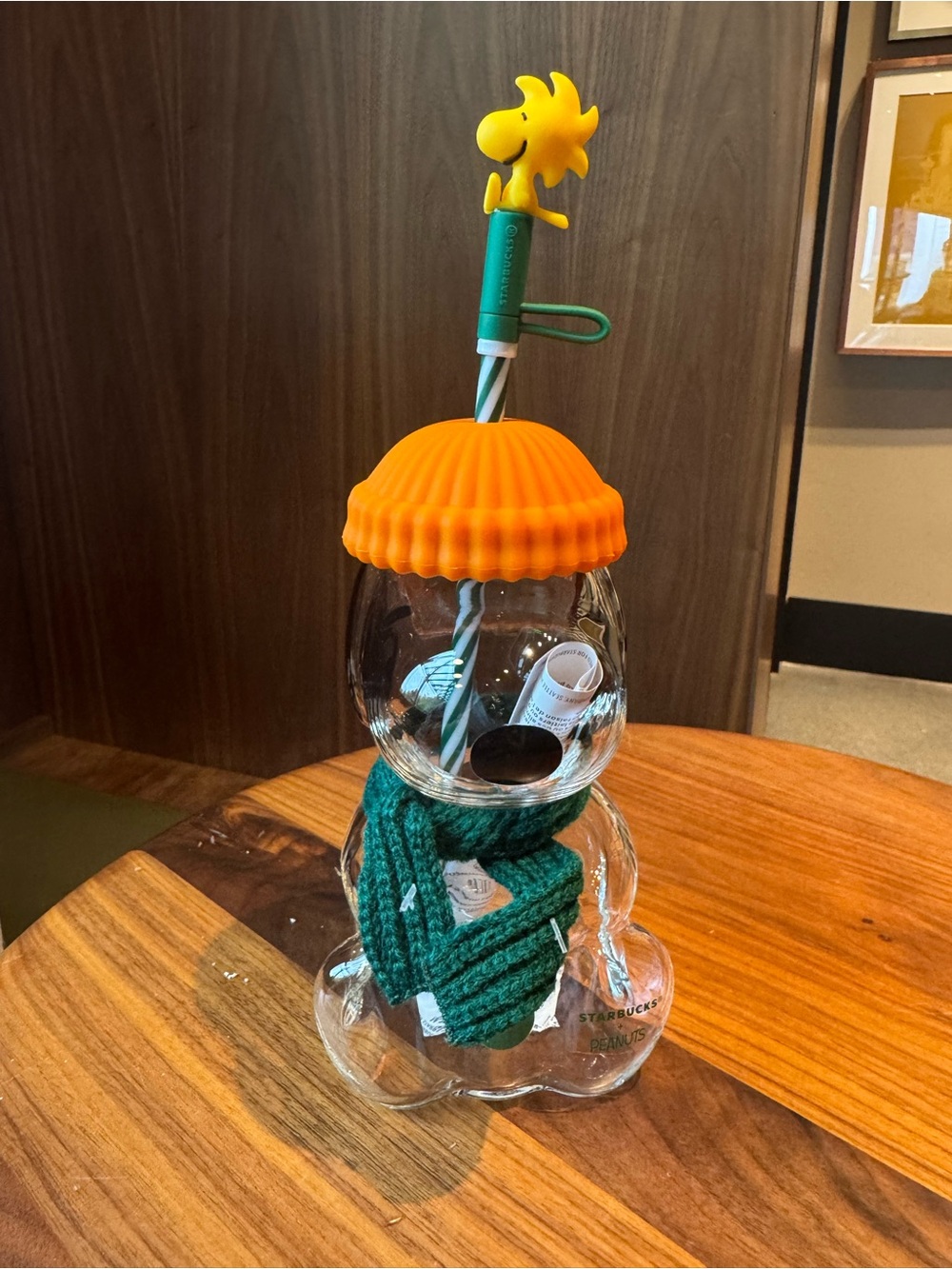 Starbucks Snoopy Glass Cup